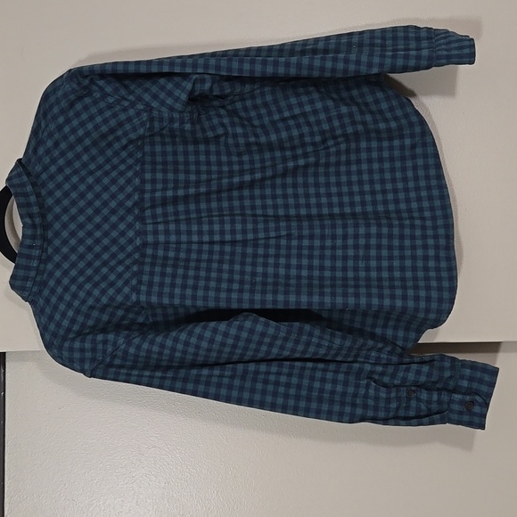 Alpine Design Women's Midweight Flannel Teal Plaid Casual Shirt Size SMALL NWT - Picture 5 of 5